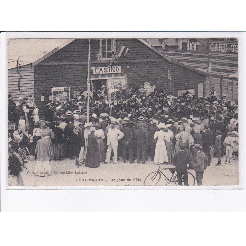 FORT-MAHON: un jour de fête, casino, vélo - état
