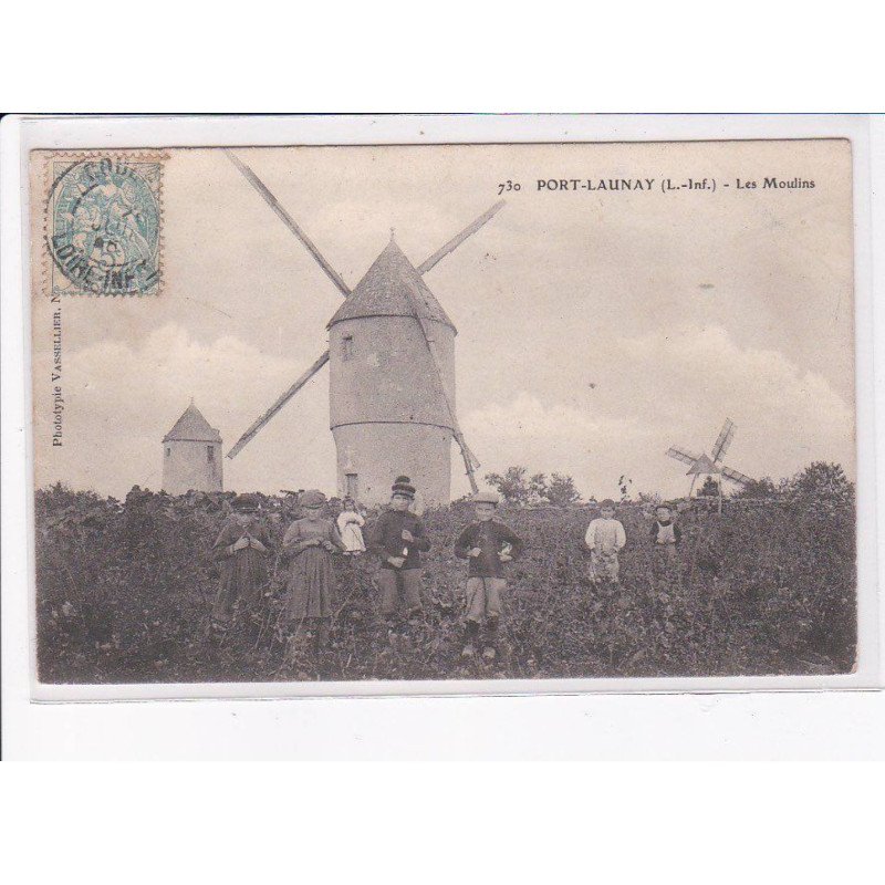 PORT-LAUNAY: les moulins, moulin à vent - très bon état