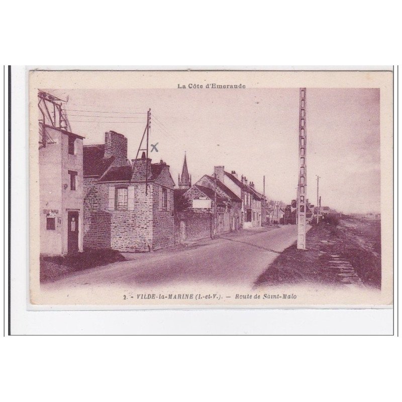 VILDE-la-MARINE : route de saint-malo  - tres bon etat