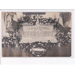 WOINCOURT: la paroisse de woincourt à ses fils mort pour la france 1914-1918 - très bon état