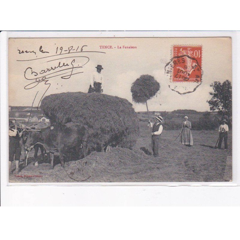 TENCE: la fenaison - très bon état