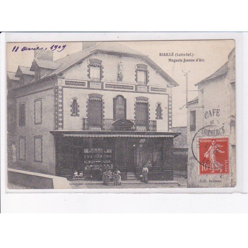 RIAILLE: magasin jeanne d'arc, café du commerce - très bon état