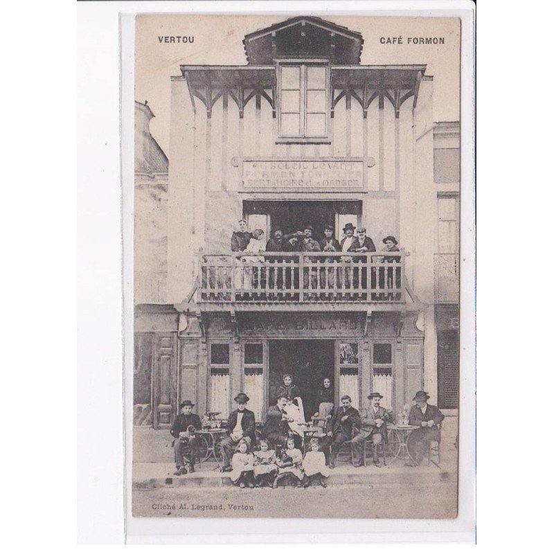 VERTOU: café formon, au soleil levant - état