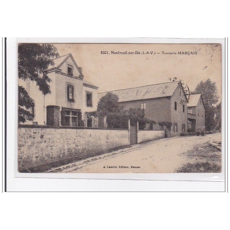 MONTREUIL-sur-ILLE : tonnerie marcais - etat