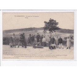 VIC-ARRACOURT: a cheval sur la frontière, grenze, la gendarmerie, montreur d'ours - état