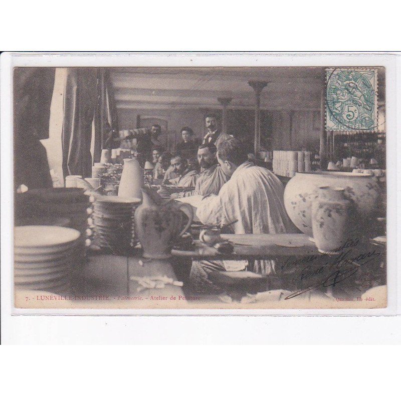 LUNEVILLE: industrie, faïencerie, atelier de peinture - très bon état