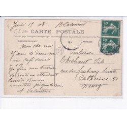 BLAMONT: la gare et les ruines - état