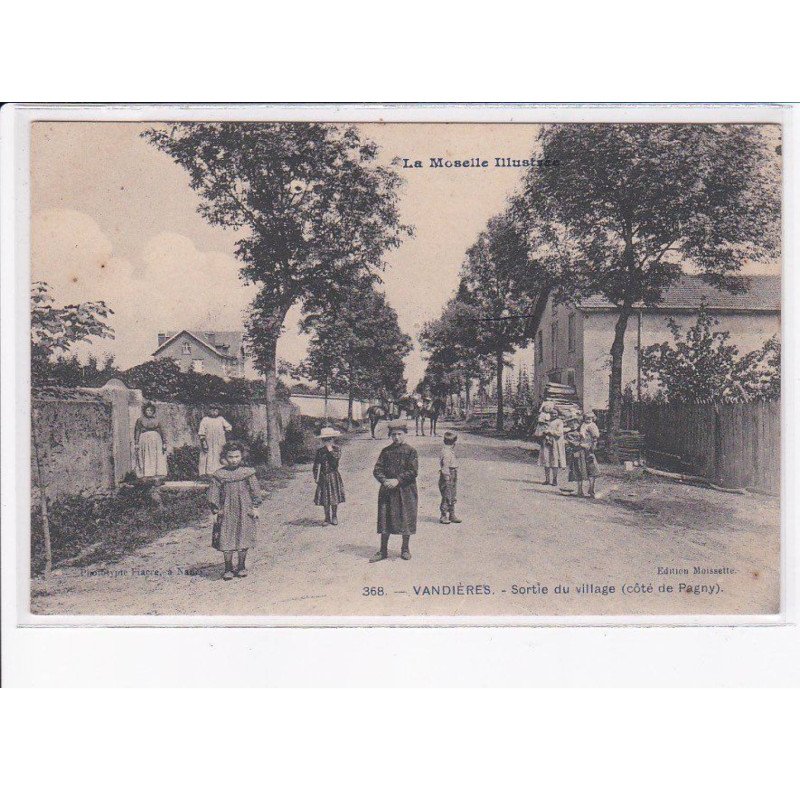 VANDIERES: sortie du village (côté de pagny) - très bon état