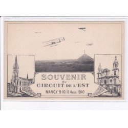 NANCY: aviation, souvenir du circuit de l'est, 1910 - très bon état