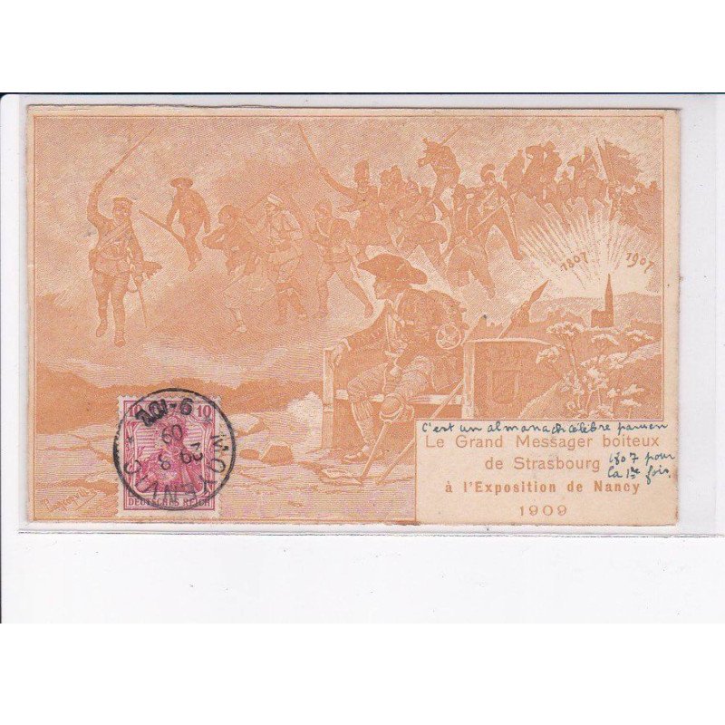 NANCY: le grand messager boiteux de strasbourg 1909 - état