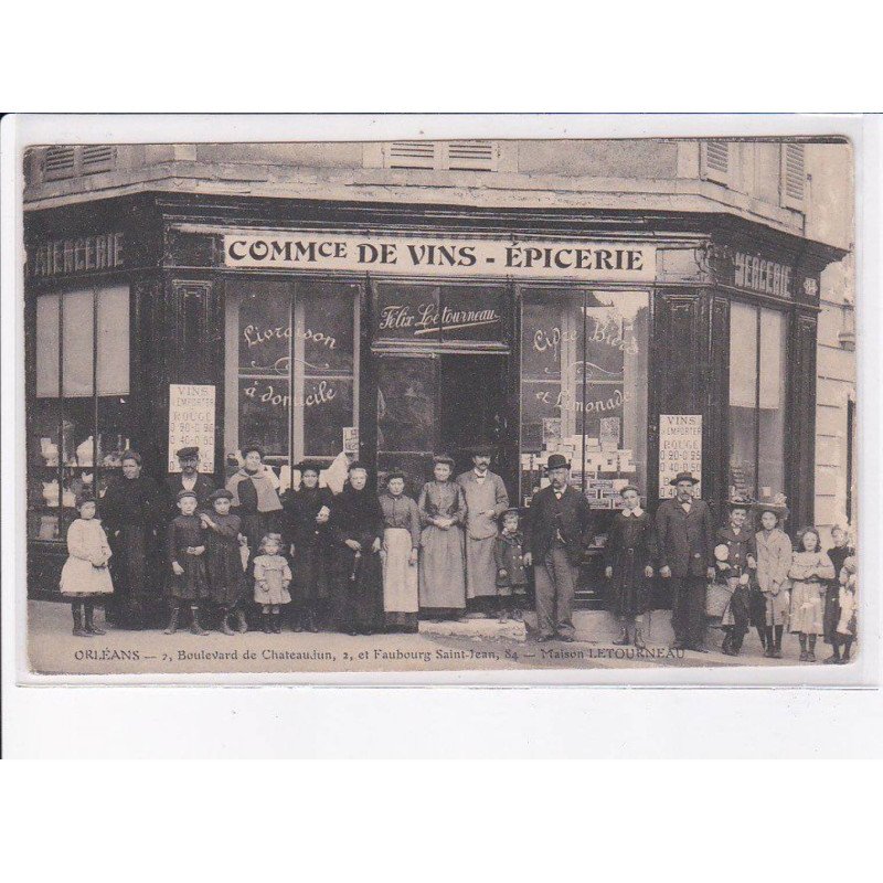 ORLEANS: commerce de vins, épicerie - état