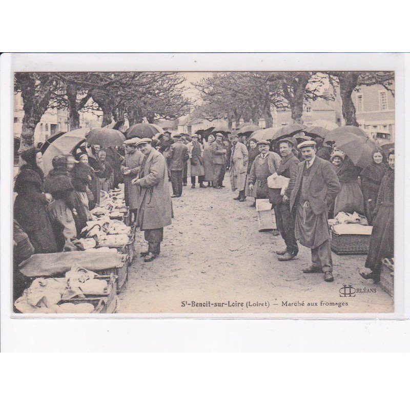 SAINT-BENOIT-sur-LOIRE: marché aux fromages - très bon état