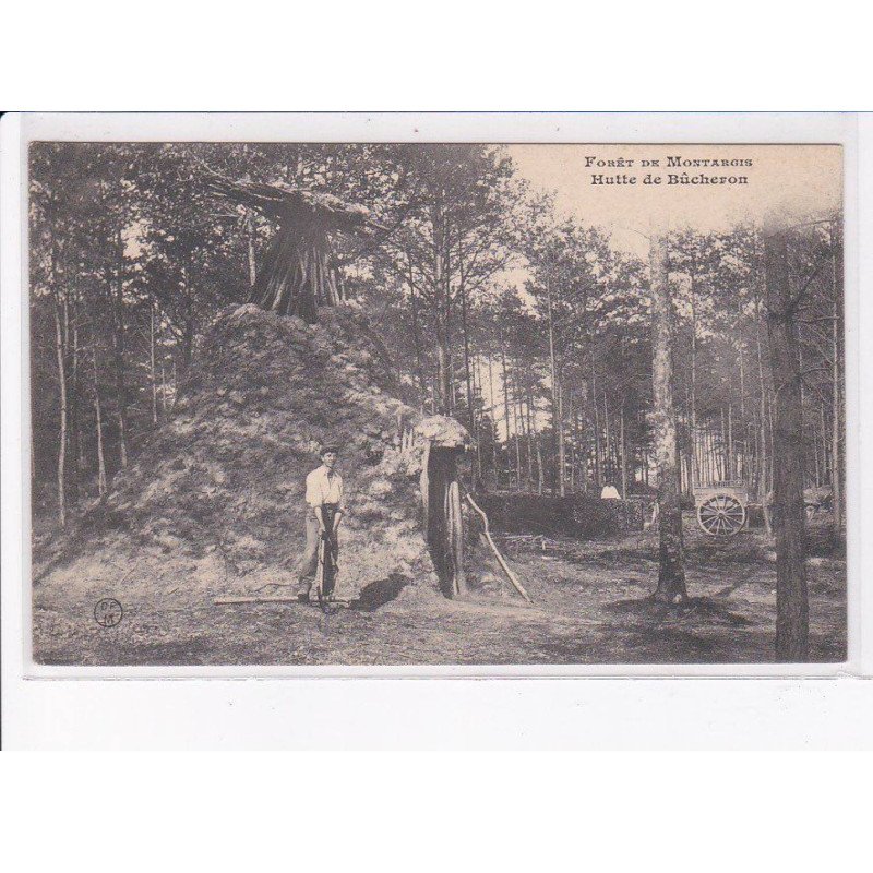 MONTARGIS: forêt, hutte de bûcheron - très bon état