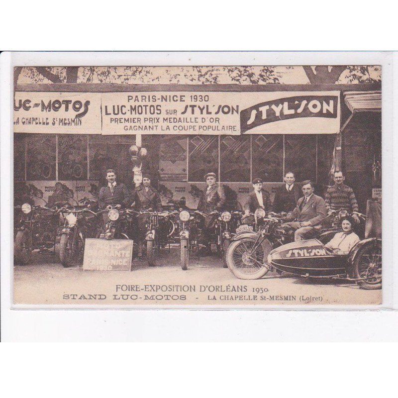 ORLEANS: foire-exposition, stand luc-motos, la chapelle saint-mesmin, moto - très bon état