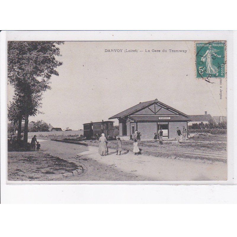 DARVOY: la gare du tramway - état