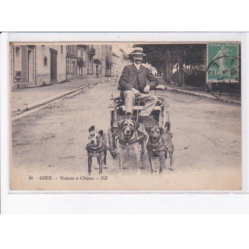 GIEN: voiture à chiens - très bon état
