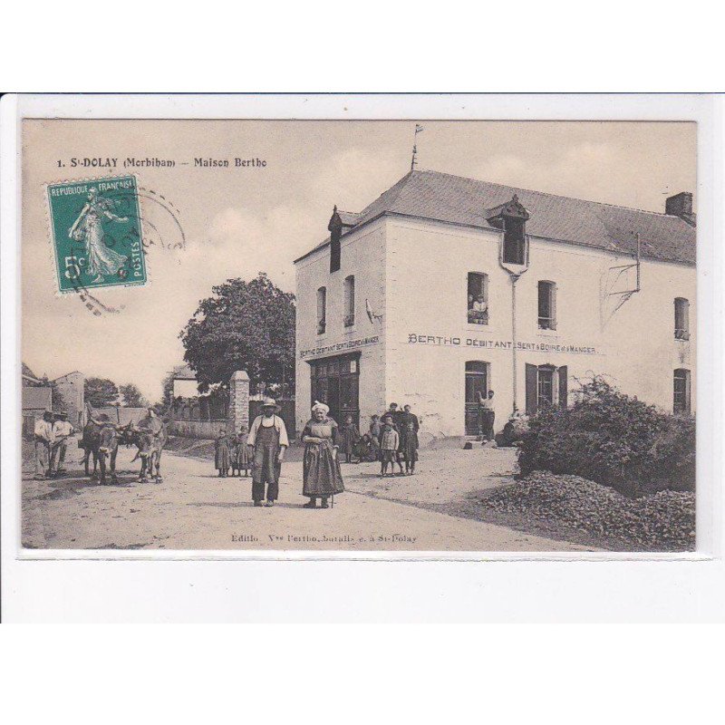 SAINT-DOLAY: maison berthe - état
