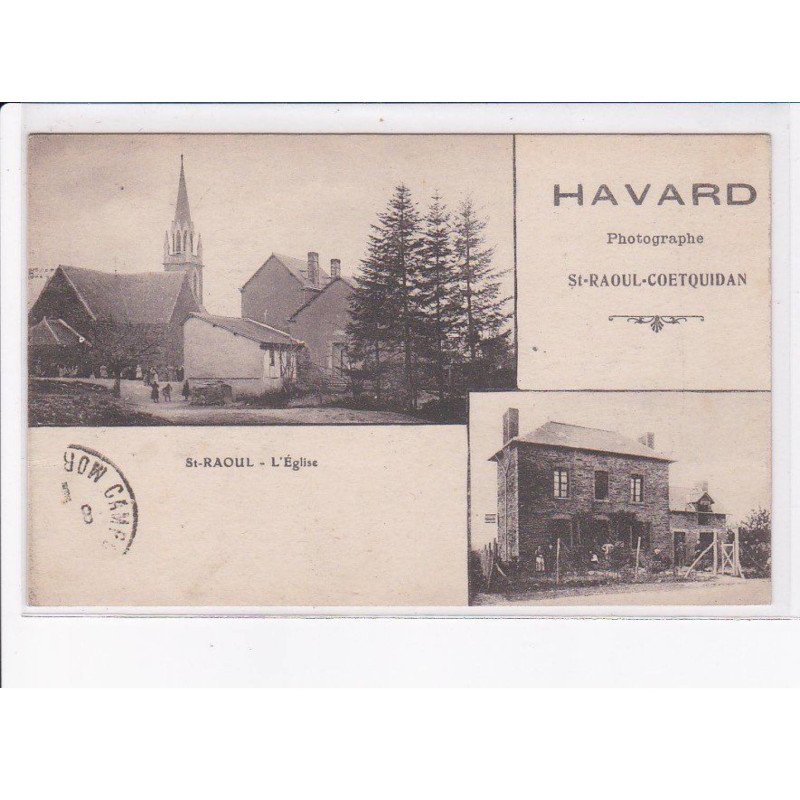 SAINT-RAOUL-COETQUIDAN: l'église, havard - très bon état