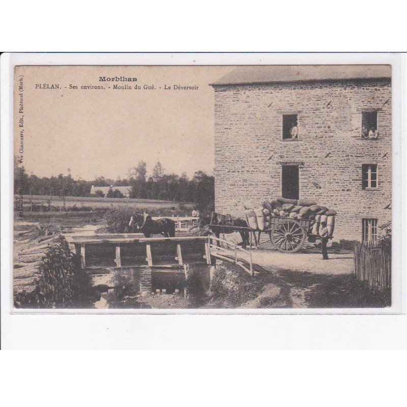 PLELAN: moulin du gué, le déversoir - très bon état