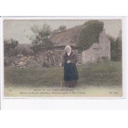 environs de MUZILLAC: rebouteuse appelée la mère d'argent - état (rare en couleur)