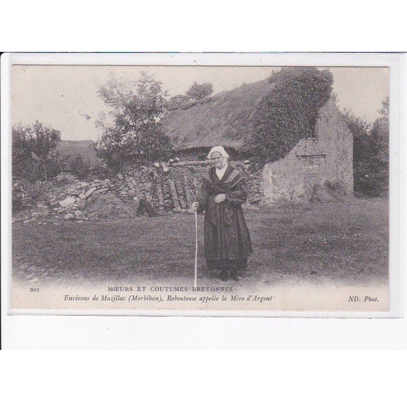 MZILLAC environs: rebouteuse appelée la mère d'argent - très bon état