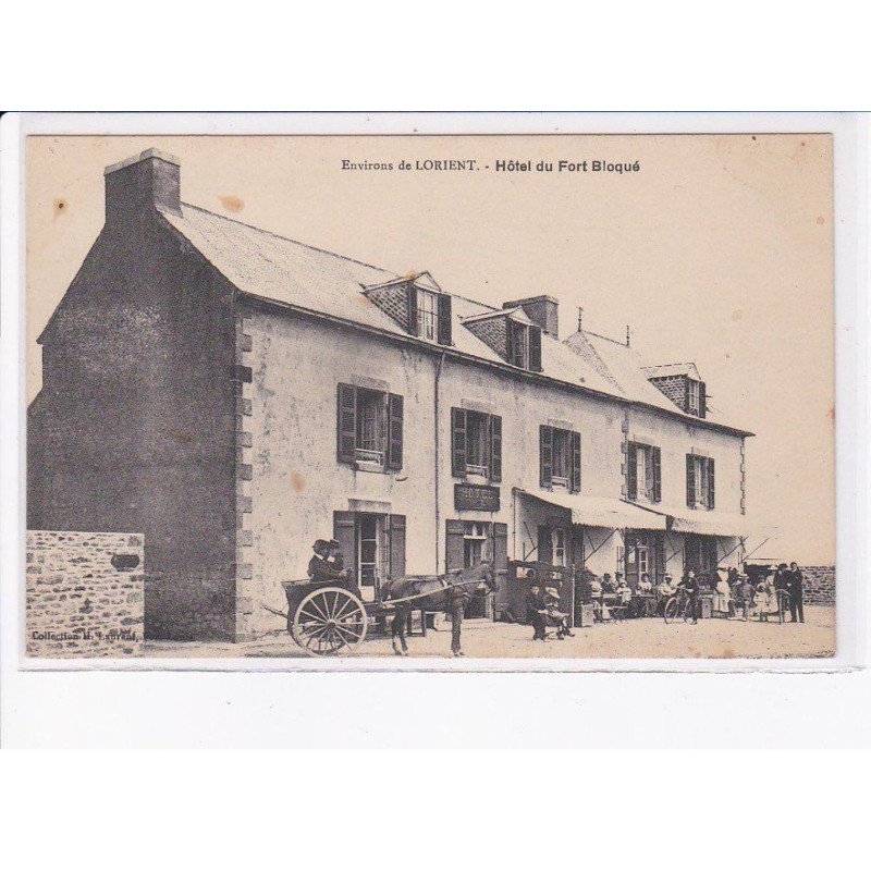 environs LORIENT: hôtel du fort bloqué - état