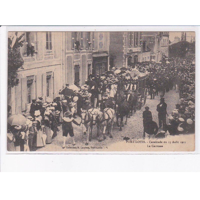 PORT-LOUIS: cavalcade 1911, le carrosse - très bon état