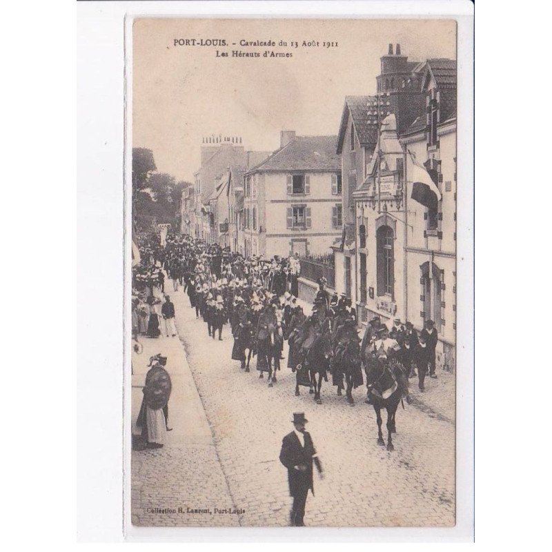 PORT-LOUIS: cavalcade 1911, les hérauts d'armes - très bon état
