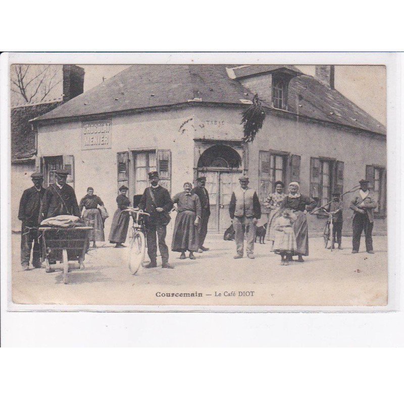 COURCEMAIN: le café diot - état (décollée)