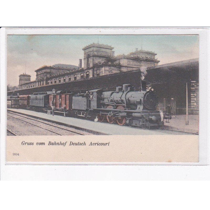 AVRICOURT: gruss vom bahnhof deutsch, train, gare - très bon état