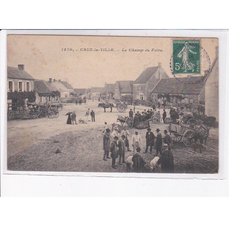 CRUX-la-VILLE: le champ de foire - état