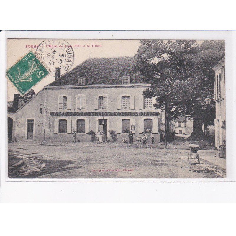 BOUHY: l'hôtel du lion d'or et le tilleul - très bon état