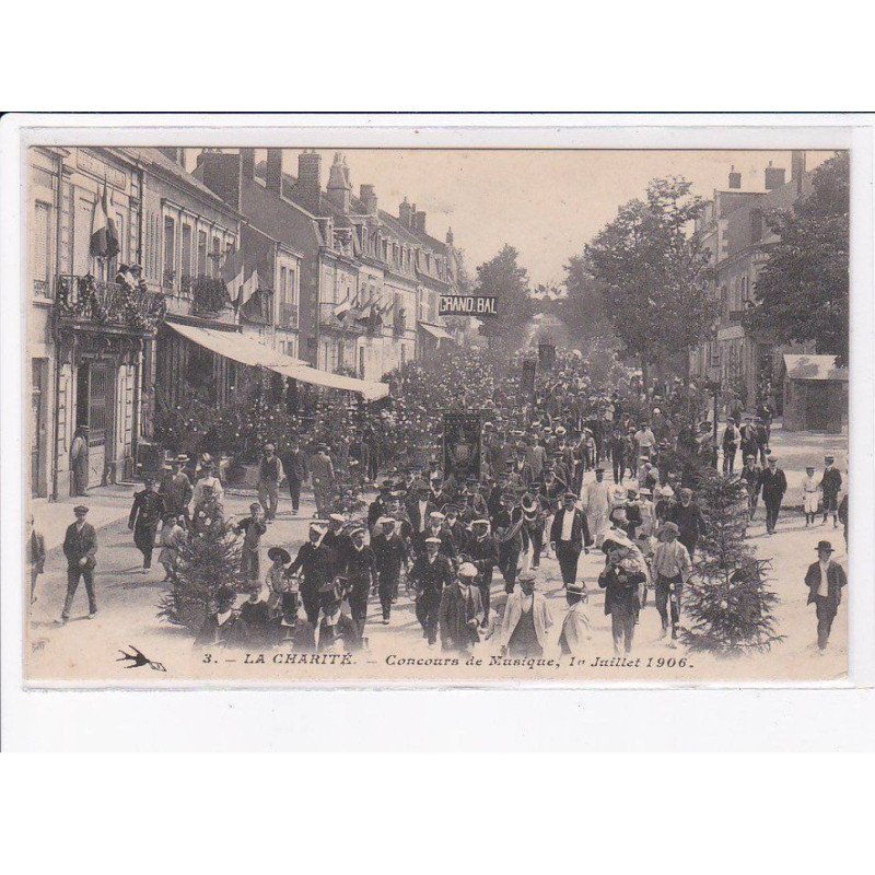 LA CHARITE-sur-LOIRE: concours de musique 1er juillet 1906 - très bon état