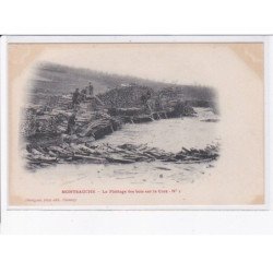 MONTSAUCHE: le flottage des bois sur la cure - état