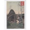 NIEVRE: en forêt la loge du charbonnier, toillée - très bon état