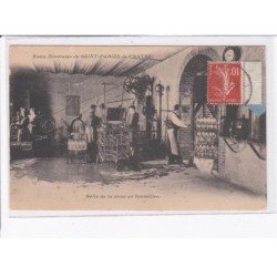 SAINT-PARIZE-le-CHATEL: eaux minérales, salle de la mise en bouteilles - très bon état