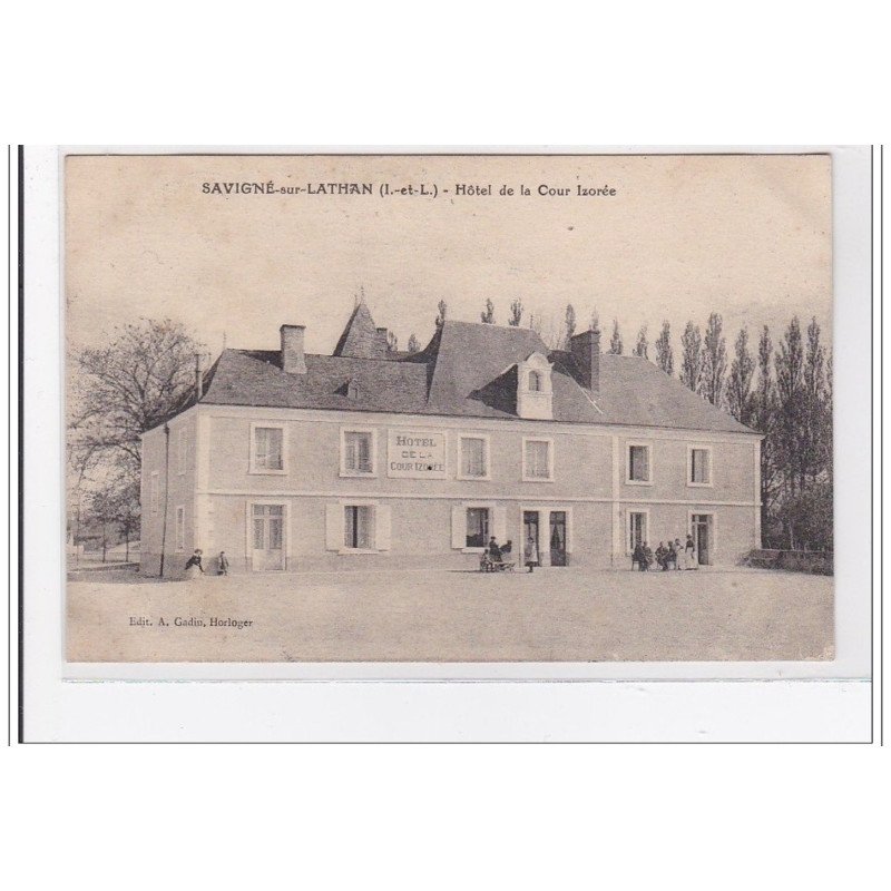 SAVIGNE-sur-LATHAN : hotel de la cour izorée - tres bon etat