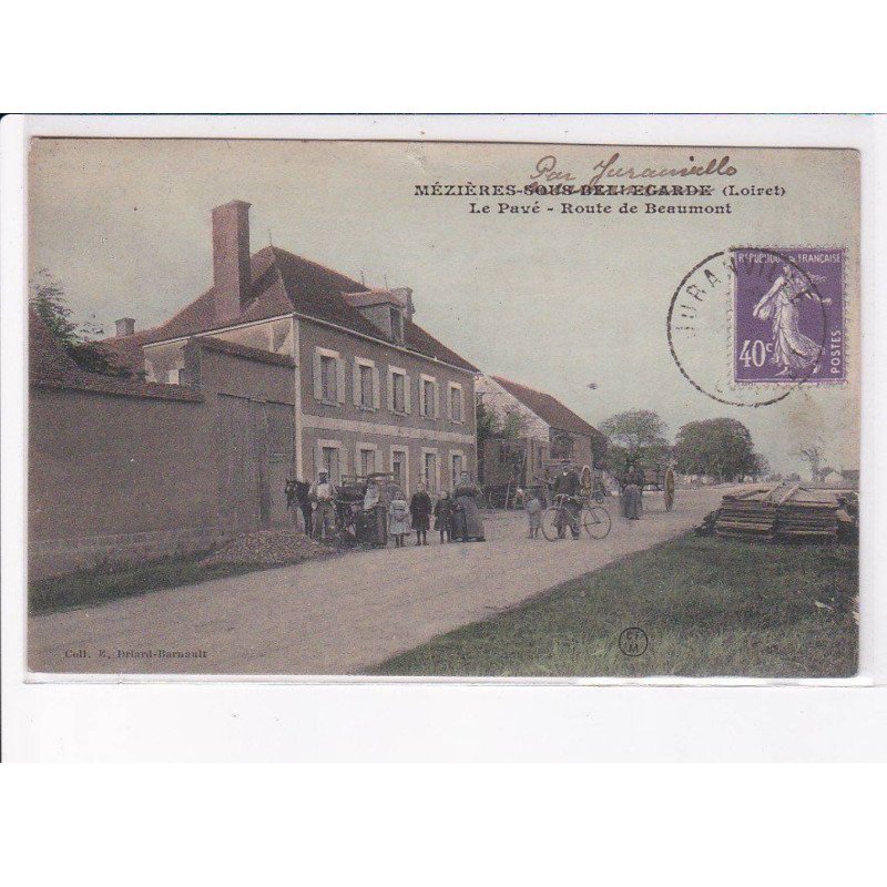 MEZIERES-sous-BELLEGARDE: le pavé, route de beaumont - état