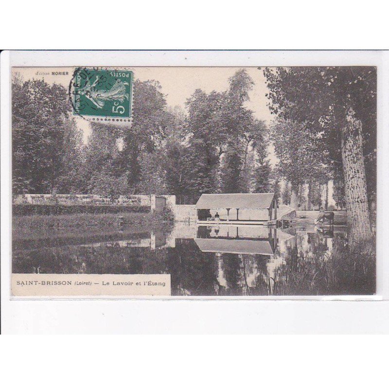 SAINT-BRISSON: le lavoir et l'étang - très bon état