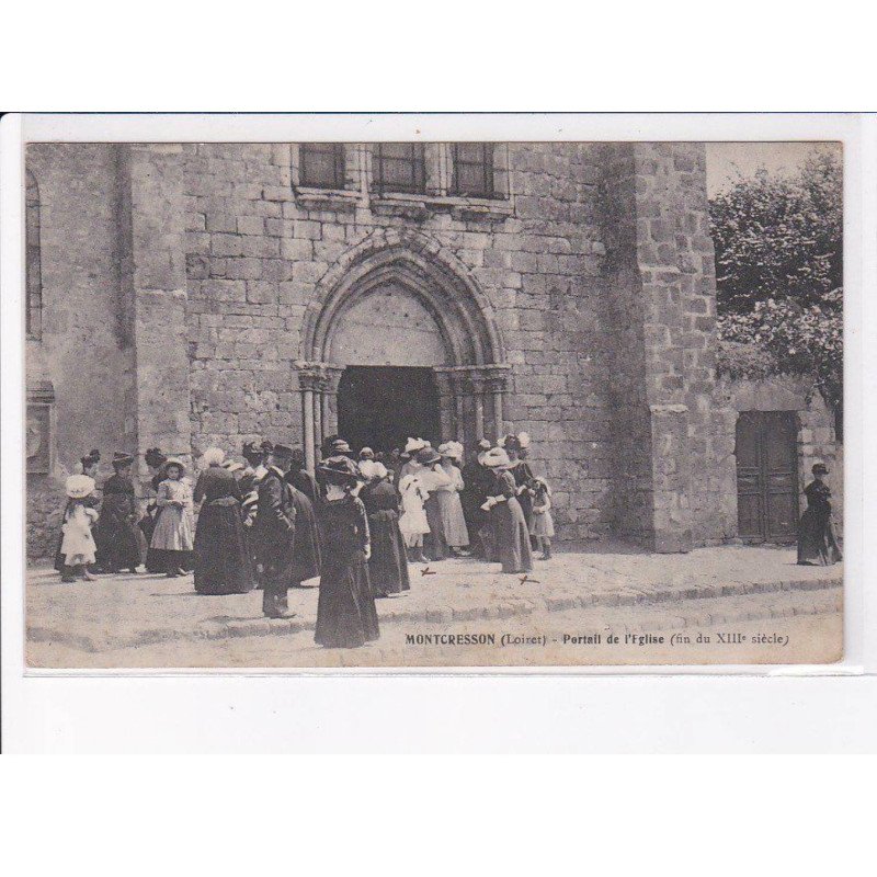 MONTCRESSON: portail de l'église fin du XIIIe siècle - très bon état