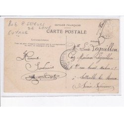 GUYANE : MARONI : les chantiers des forçats incorrigibles la crique charvain, scieurs de long - très bon état