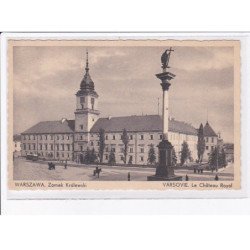 POLOGNE: WARSAWA: VARSOVIE: le château royal, zamek krolewski - très bon état