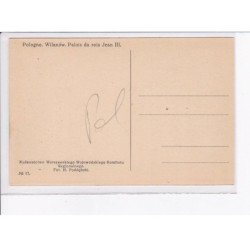 POLOGNE: wilanow, palais du roi Jean 3, palac krola jana III - ( chateau ) très bon état