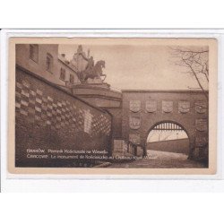 POLOGNE: KRAKOW: CRACOVIE: le monument de kosciszko au chateau royal wawel - très bon état