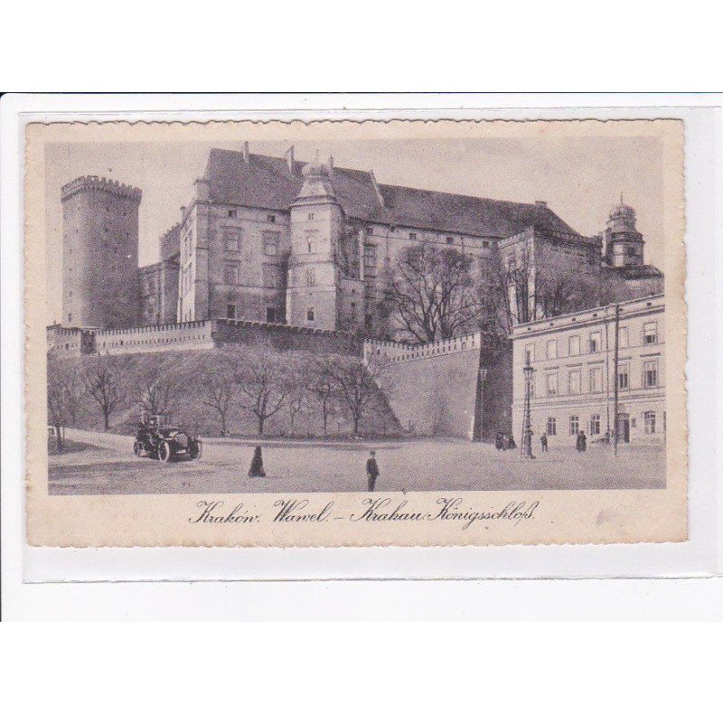 POLOGNE: KRAKOW: CRACOVIE: wawel, krakau konigsschlss  ( chateau )- très bon état