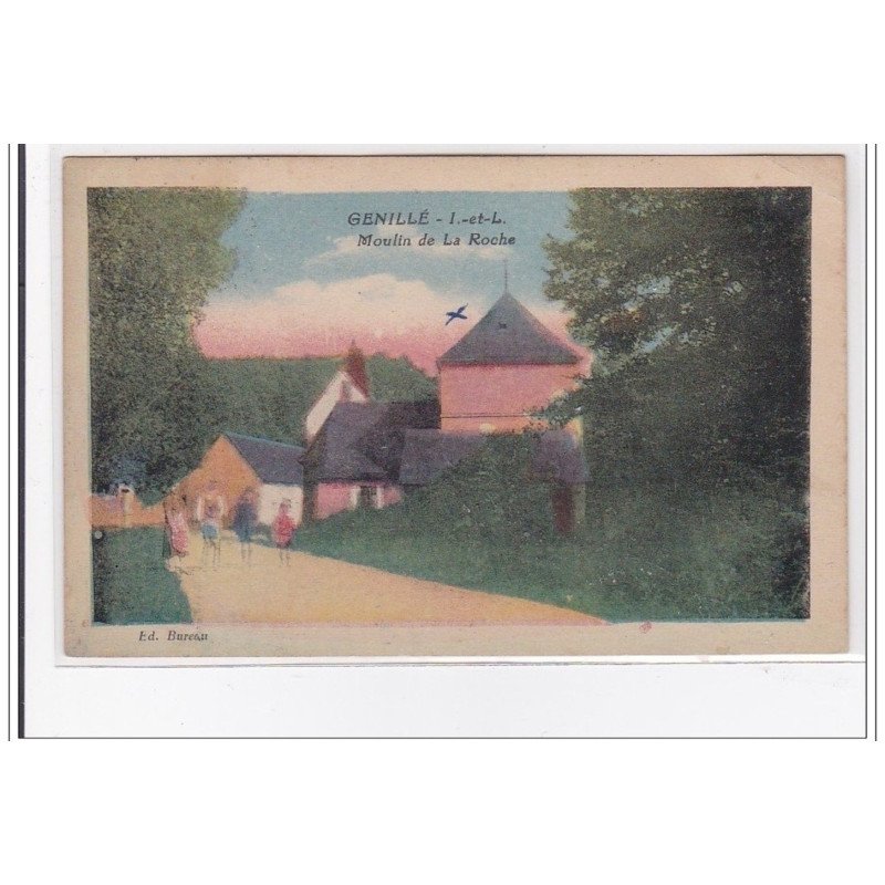 GENILLE : moulin de la roche - tres bon etat