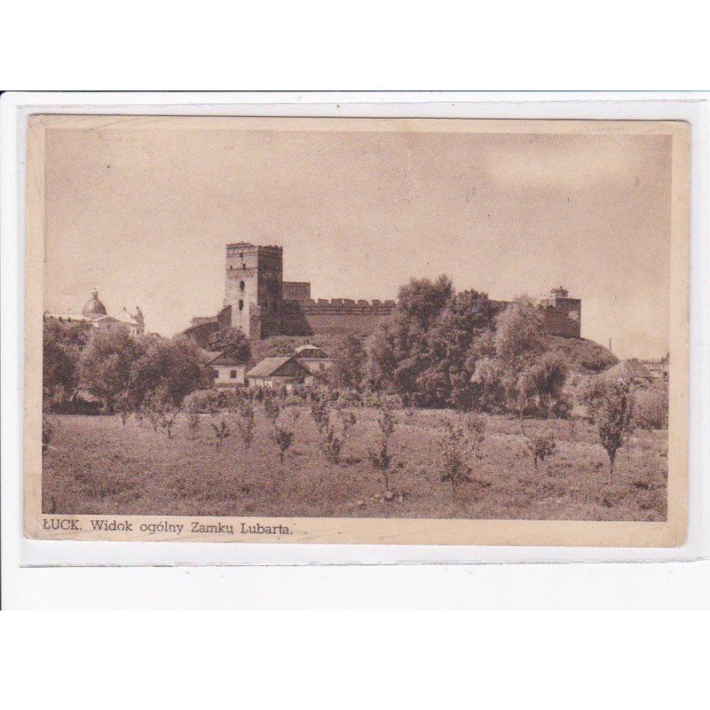 POLOGNE: luck, widok ogolny zamku lubarta  ( chateau ) - très bon état