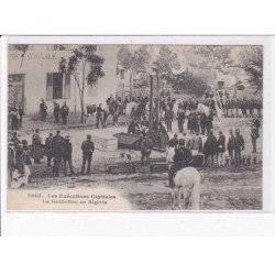 ALGERIE: AZAZGA: les exécutions capitales, la guillotine en algérie - très bon état