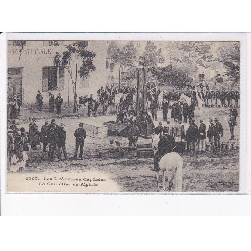 ALGERIE: AZAZGA: les exécutions capitales, la guillotine en algérie - très bon état