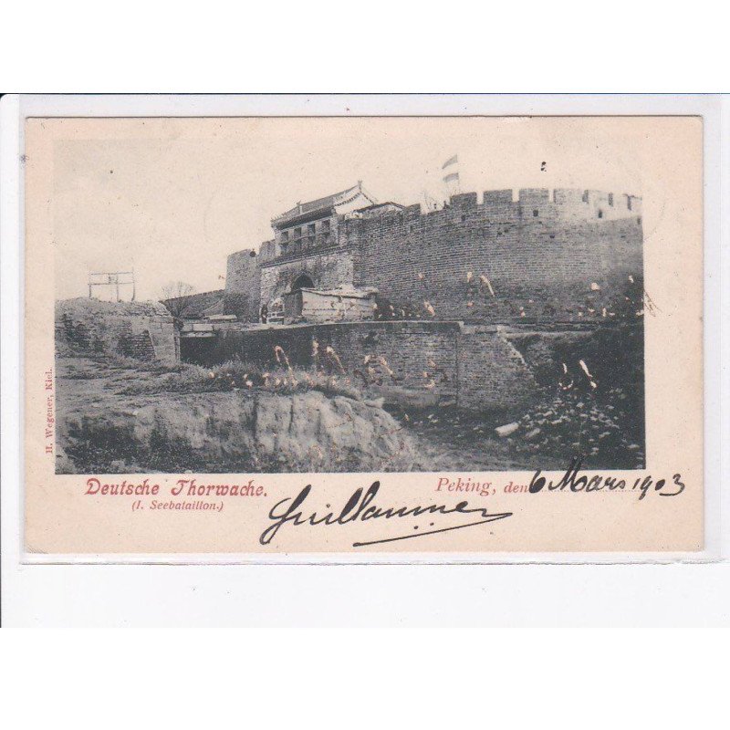 CHINE: deutsche thorwache - très bon état